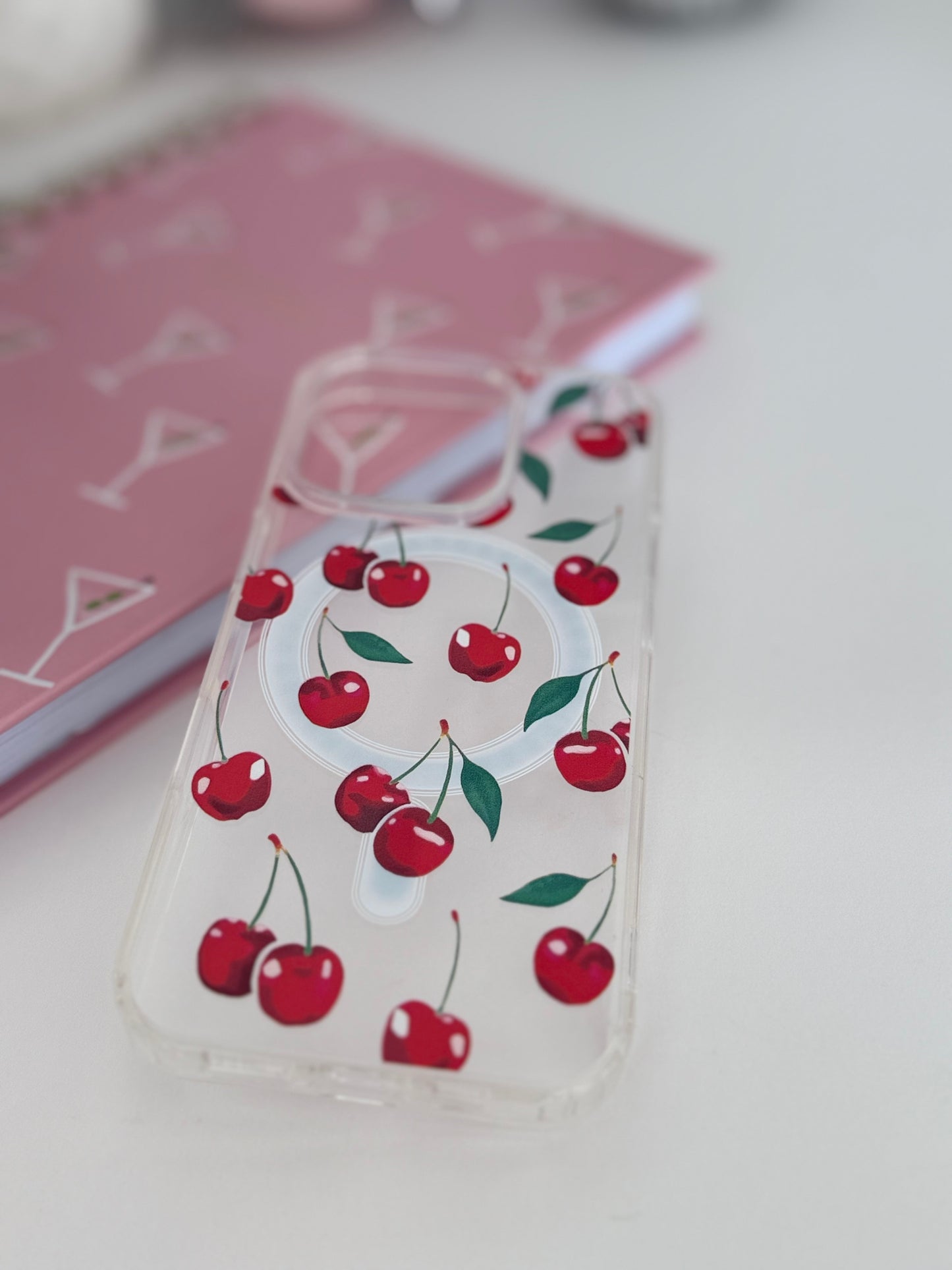 Silicone iPhone Cherry Bliss Case