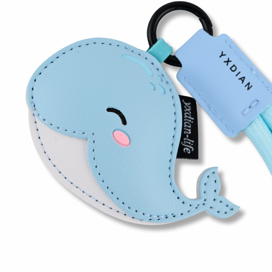 Smiling Whale Keychain