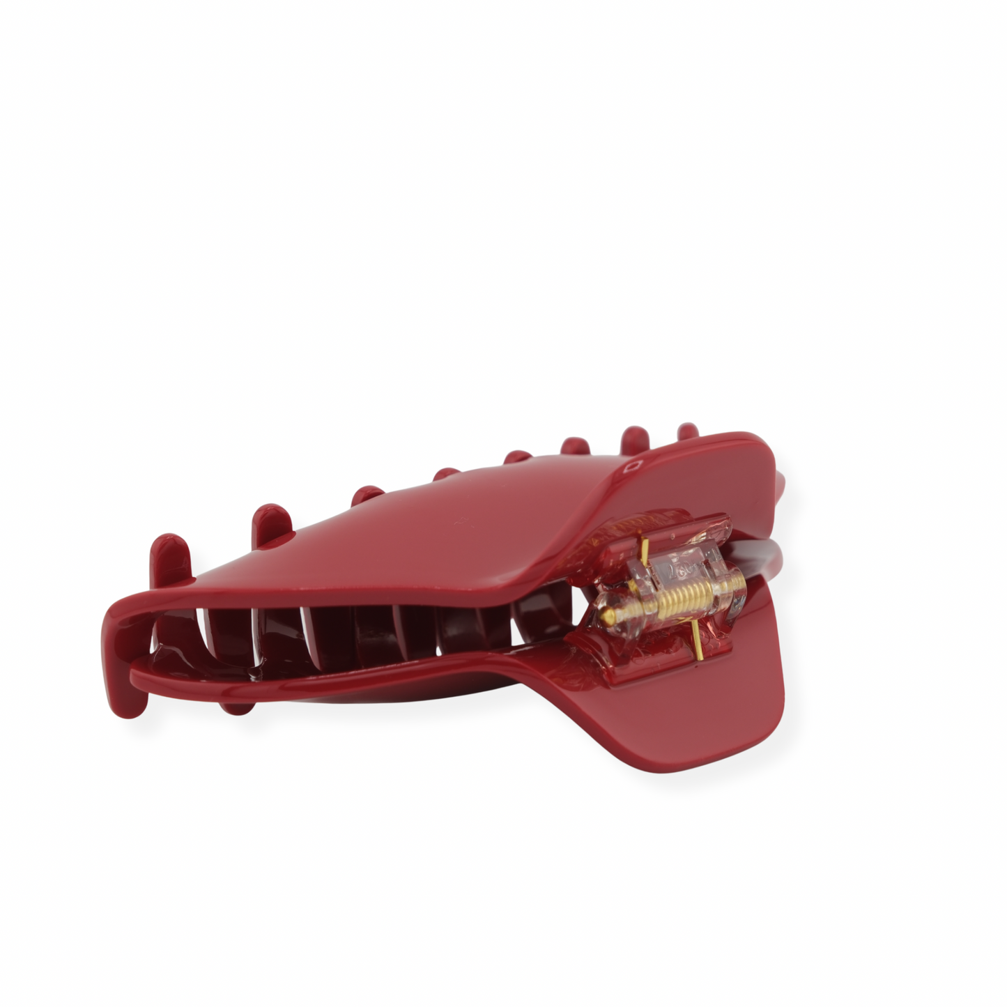 Sleek Wide Red Hair Claw