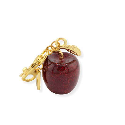 Apple Keychain – Ruby Red