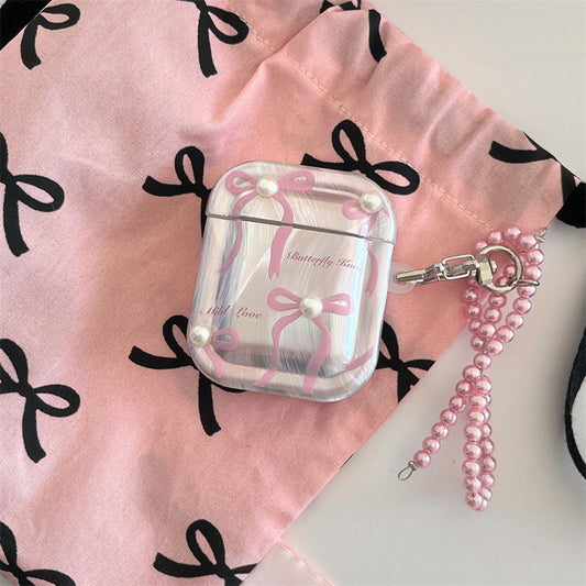 AirPods Case - Pink Bows & Pearls