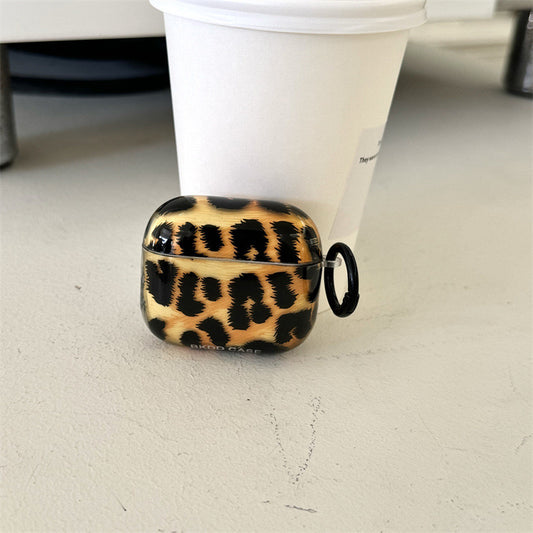 AirPods Case - Golden Leopard Print