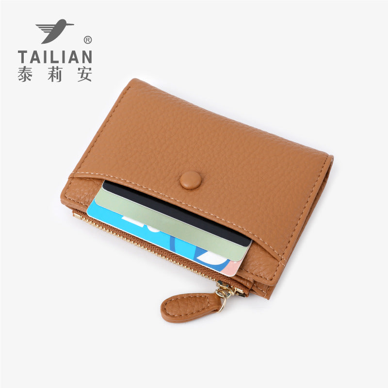 Compact Leather Wallet