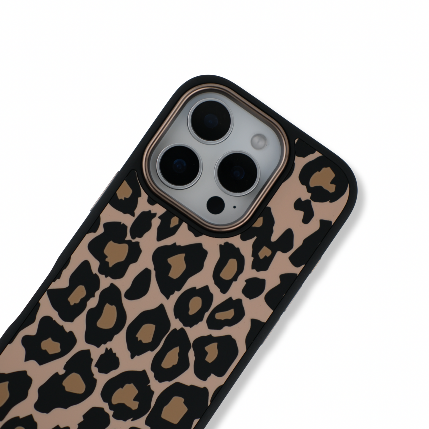 Beige Leopard Print iPhone Case (Glow in the Dark)