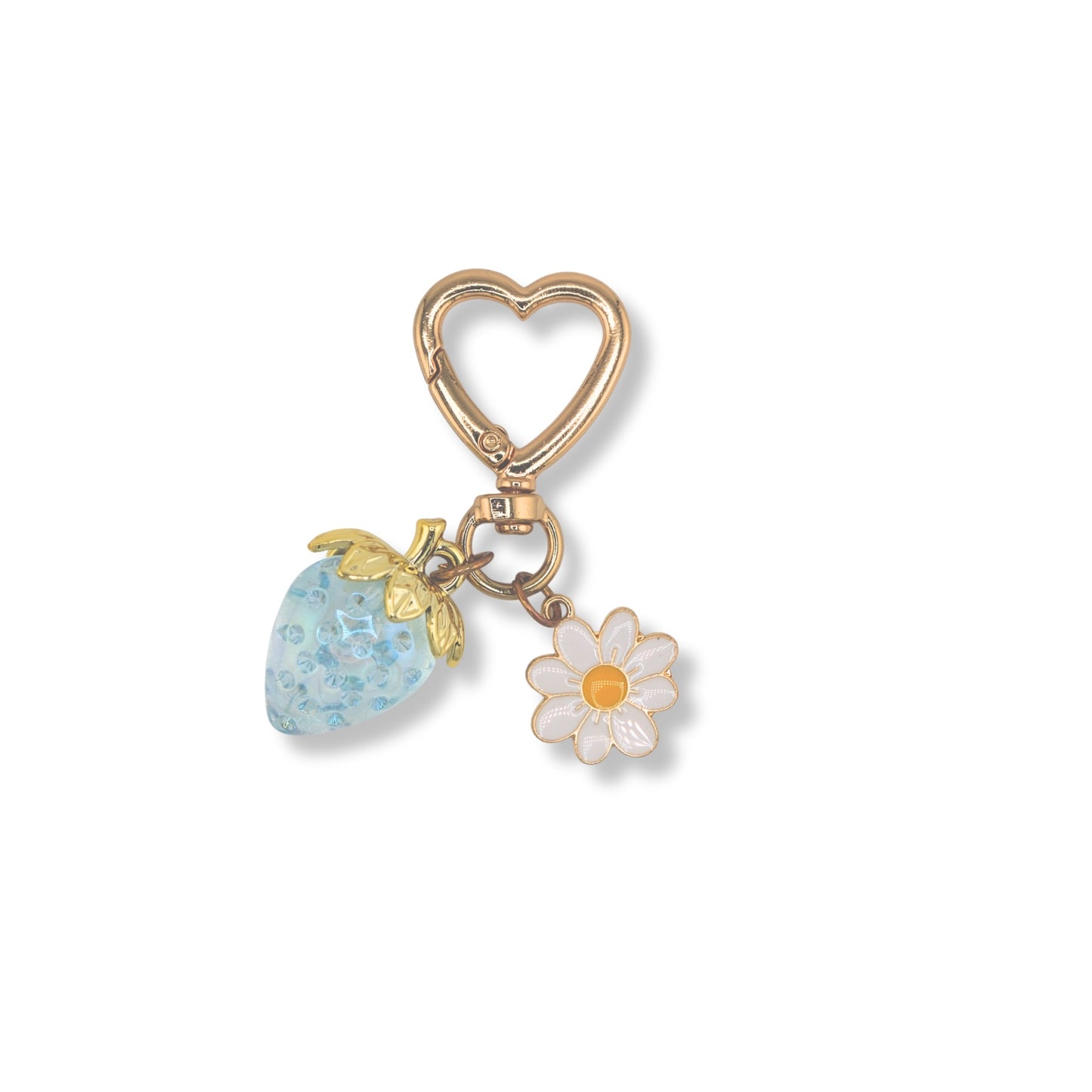 Strawberry Charm Keychain — Color/Style Variants