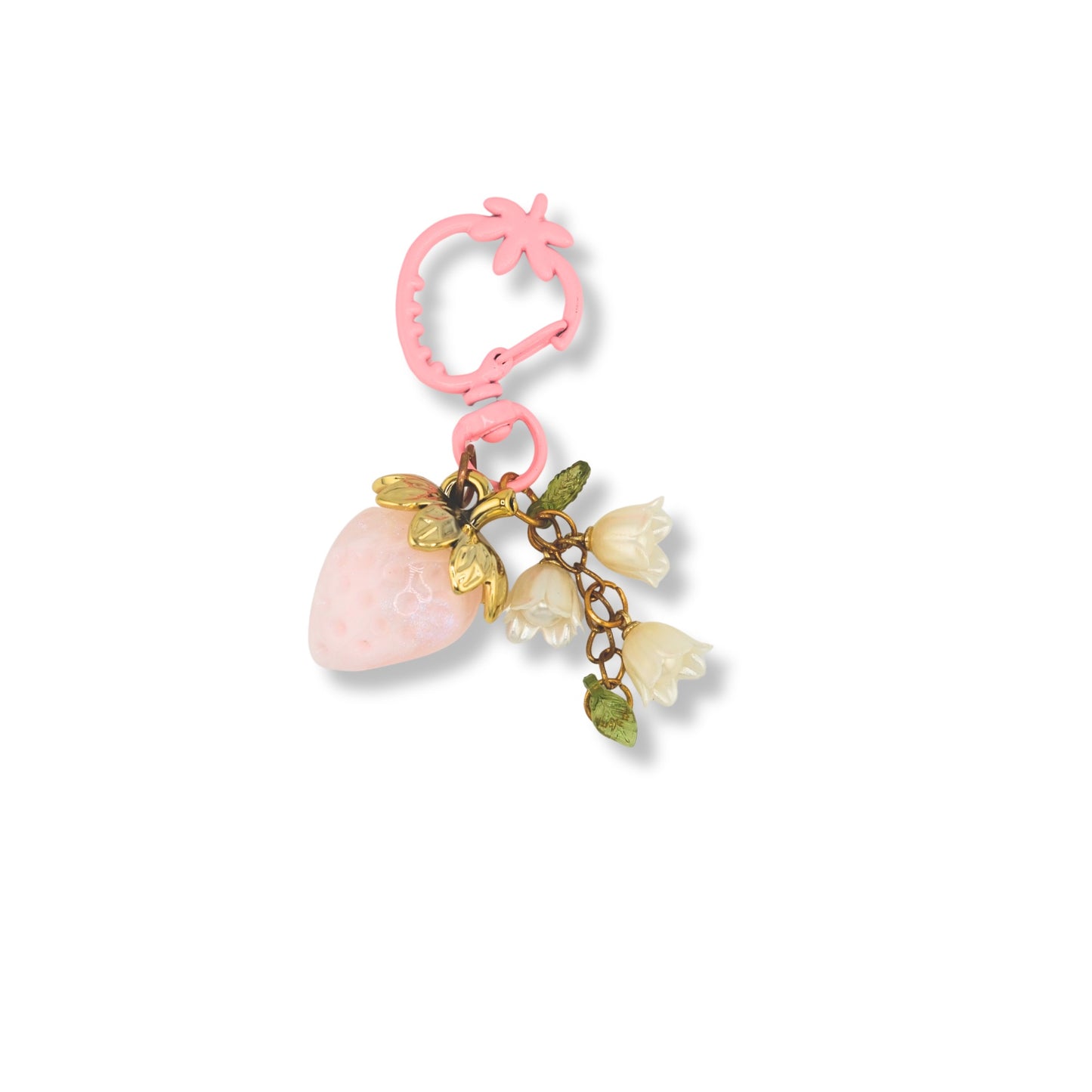 Strawberry Charm Keychain — Color/Style Variants