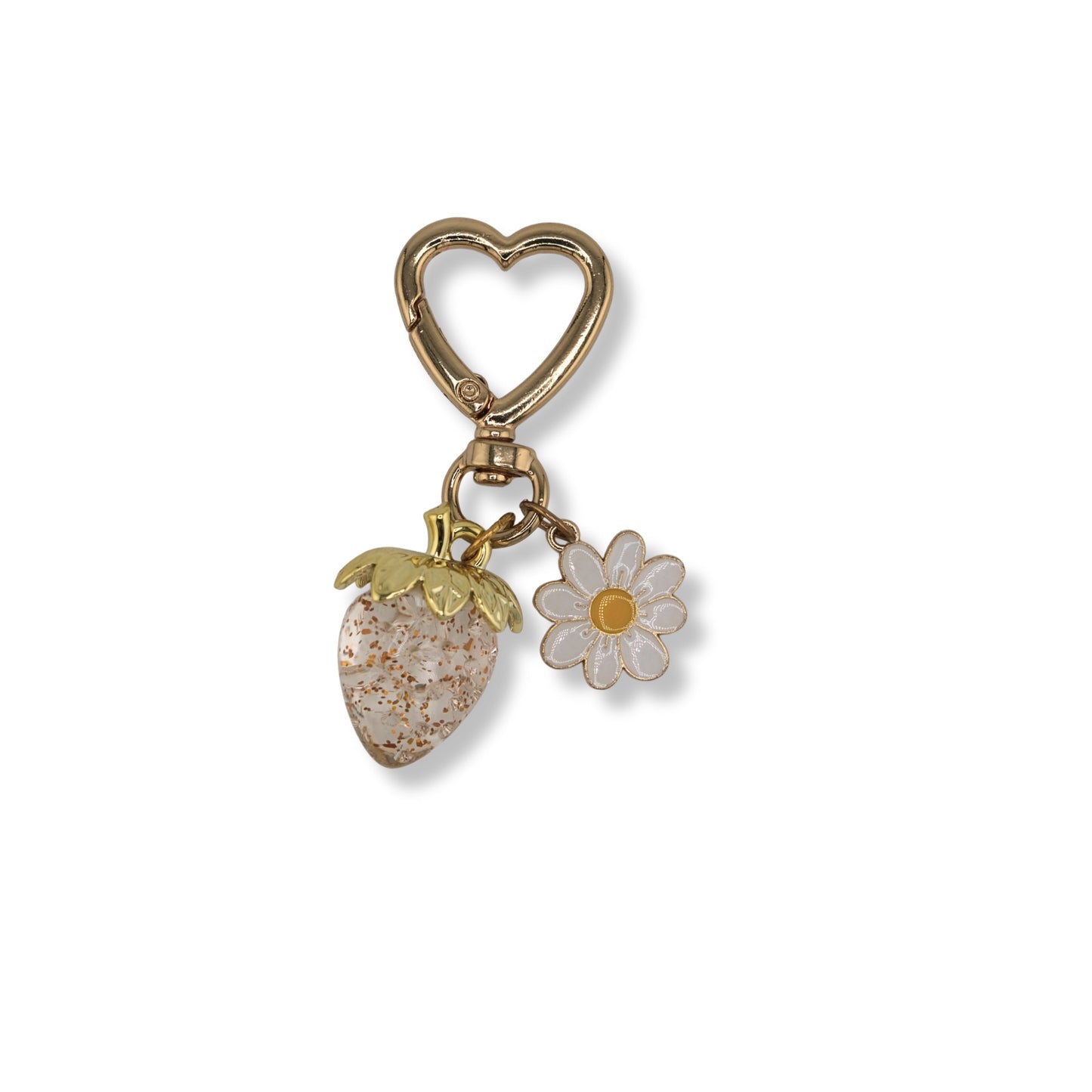 Strawberry Charm Keychain — Color/Style Variants