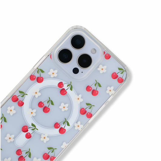 Silicone iPhone Cherry Blossom Case