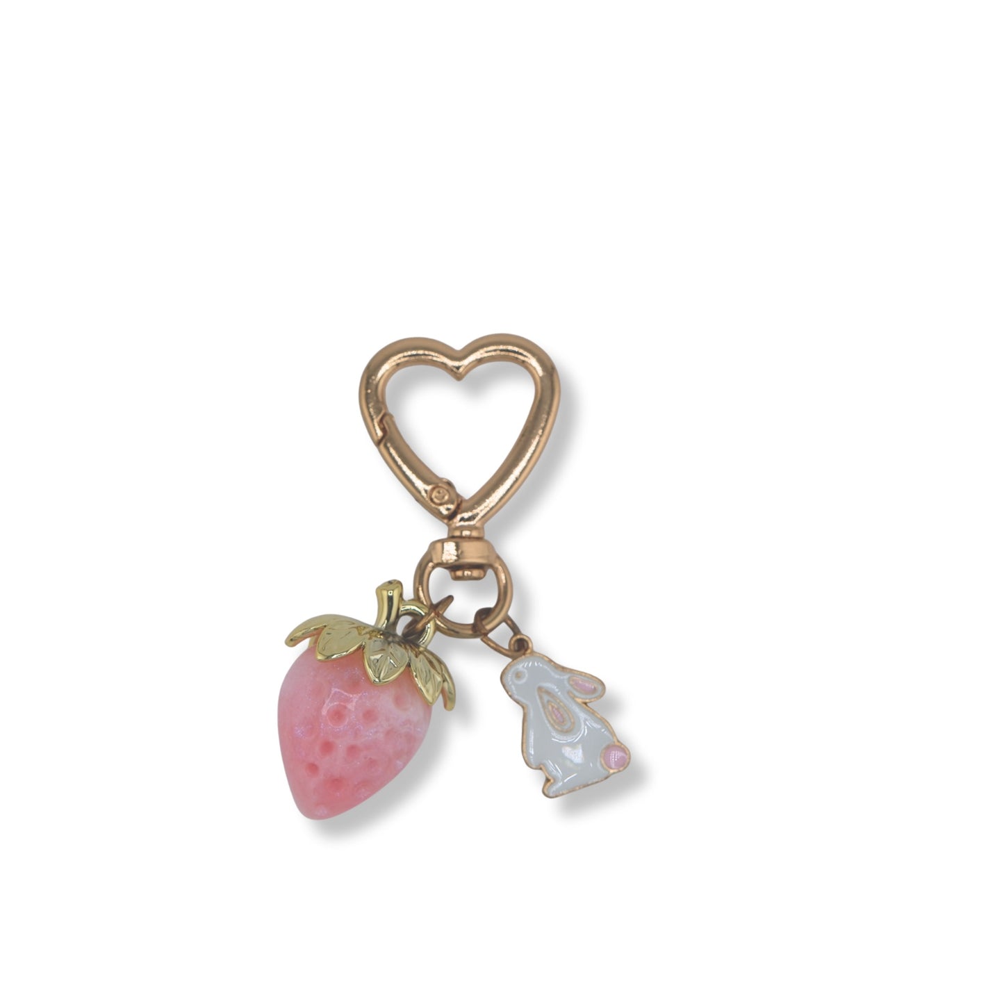 Strawberry Charm Keychain — Color/Style Variants