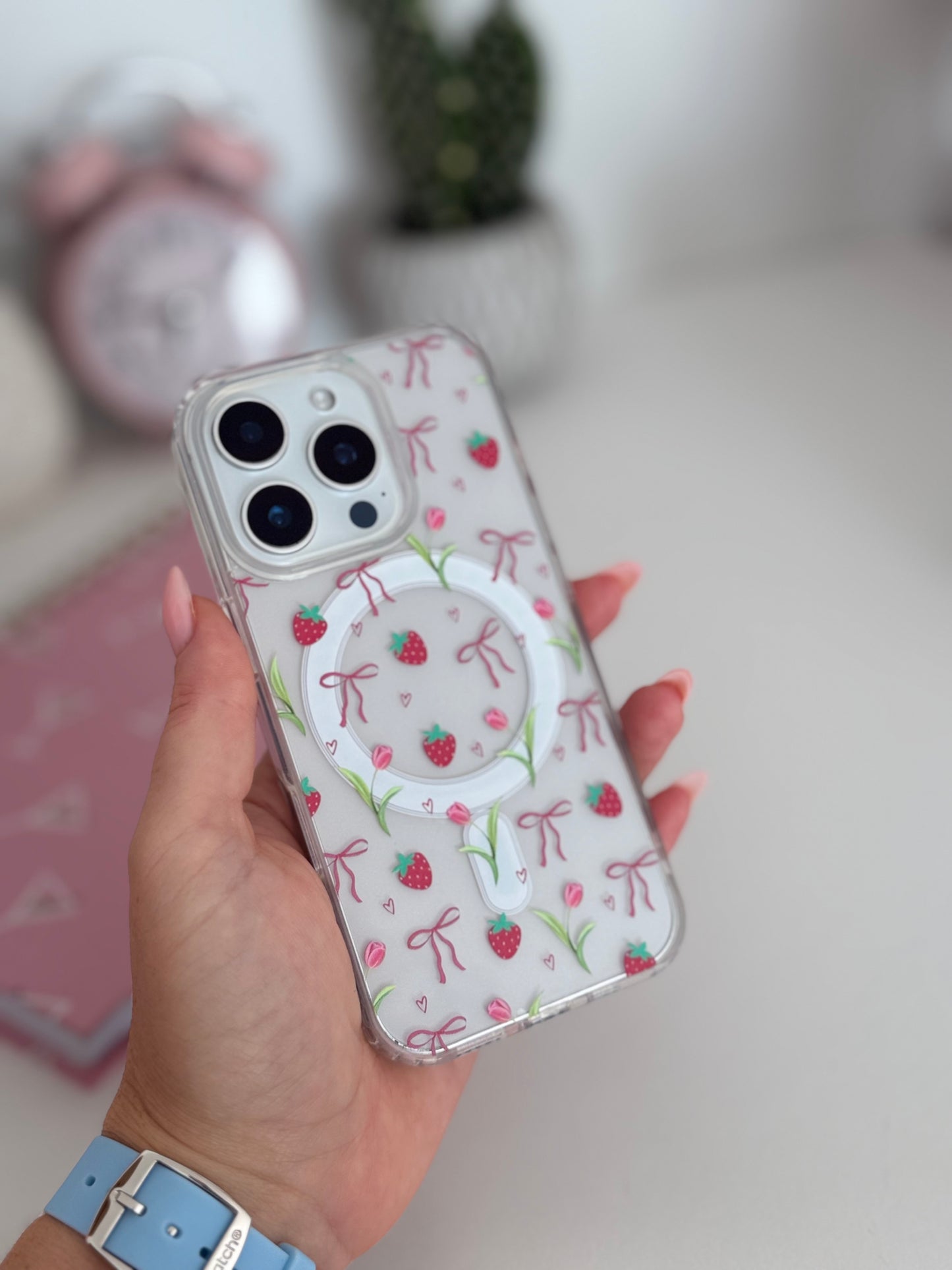 Silicone iPhone Strawberry Dream Case