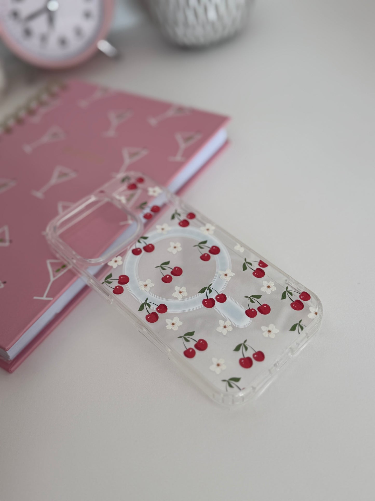 Silicone iPhone Cherry Blossom Case