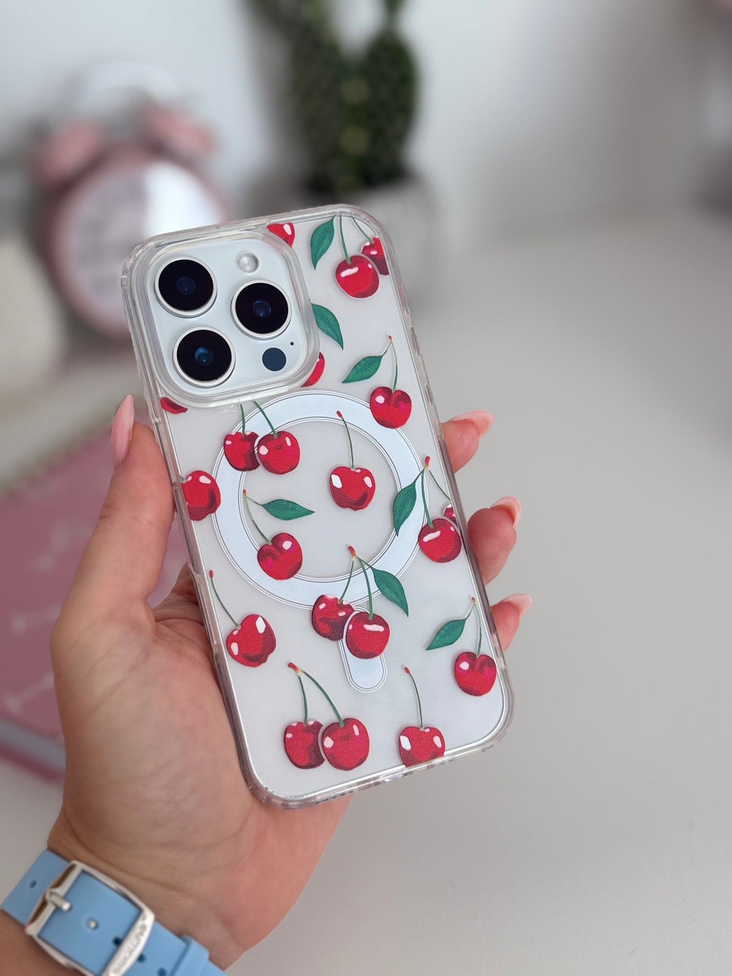Silicone iPhone Cherry Bliss Case