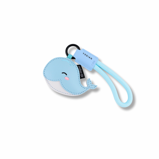 Smiling Whale Keychain