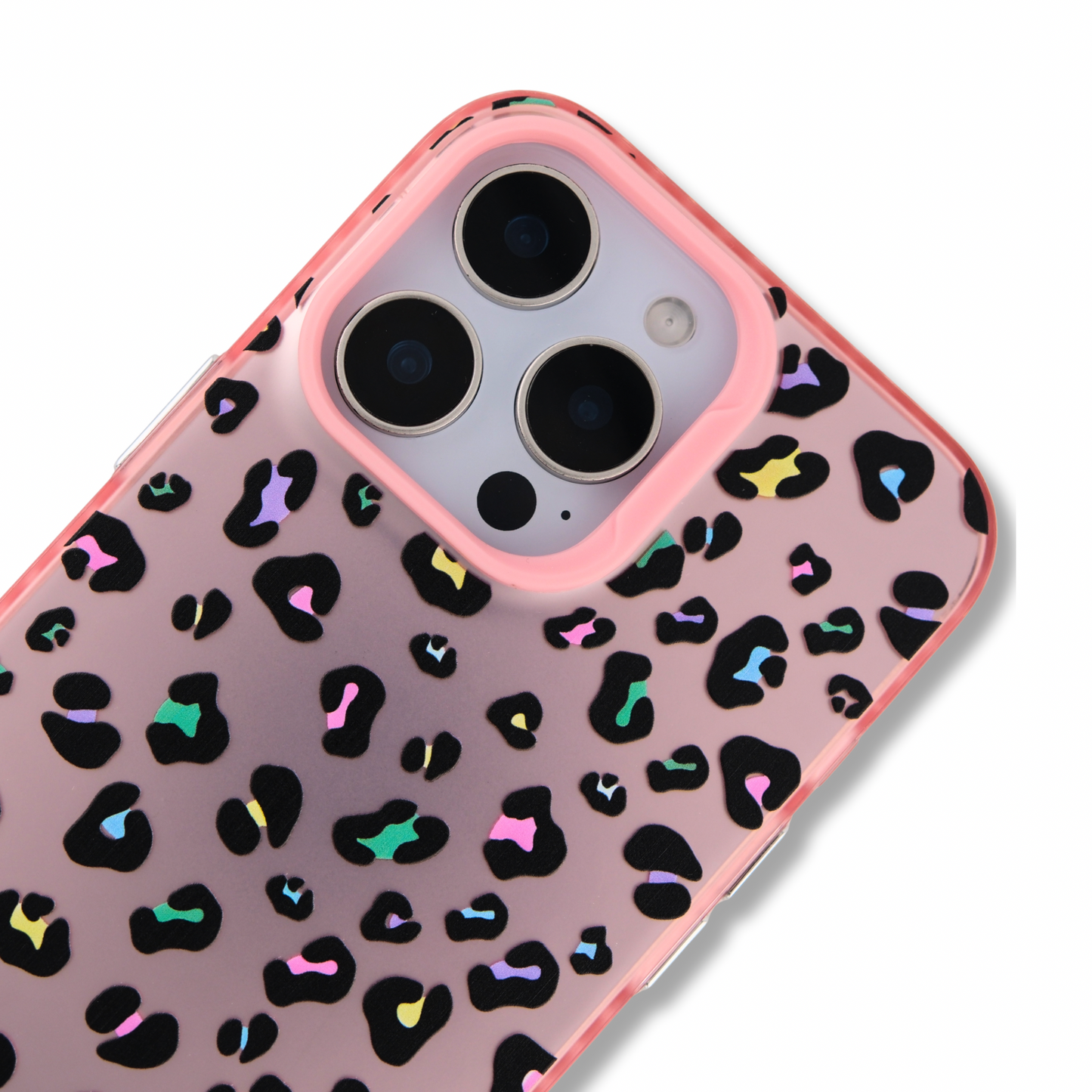 Rainbow Wild — Pink with Multicolor Leopard