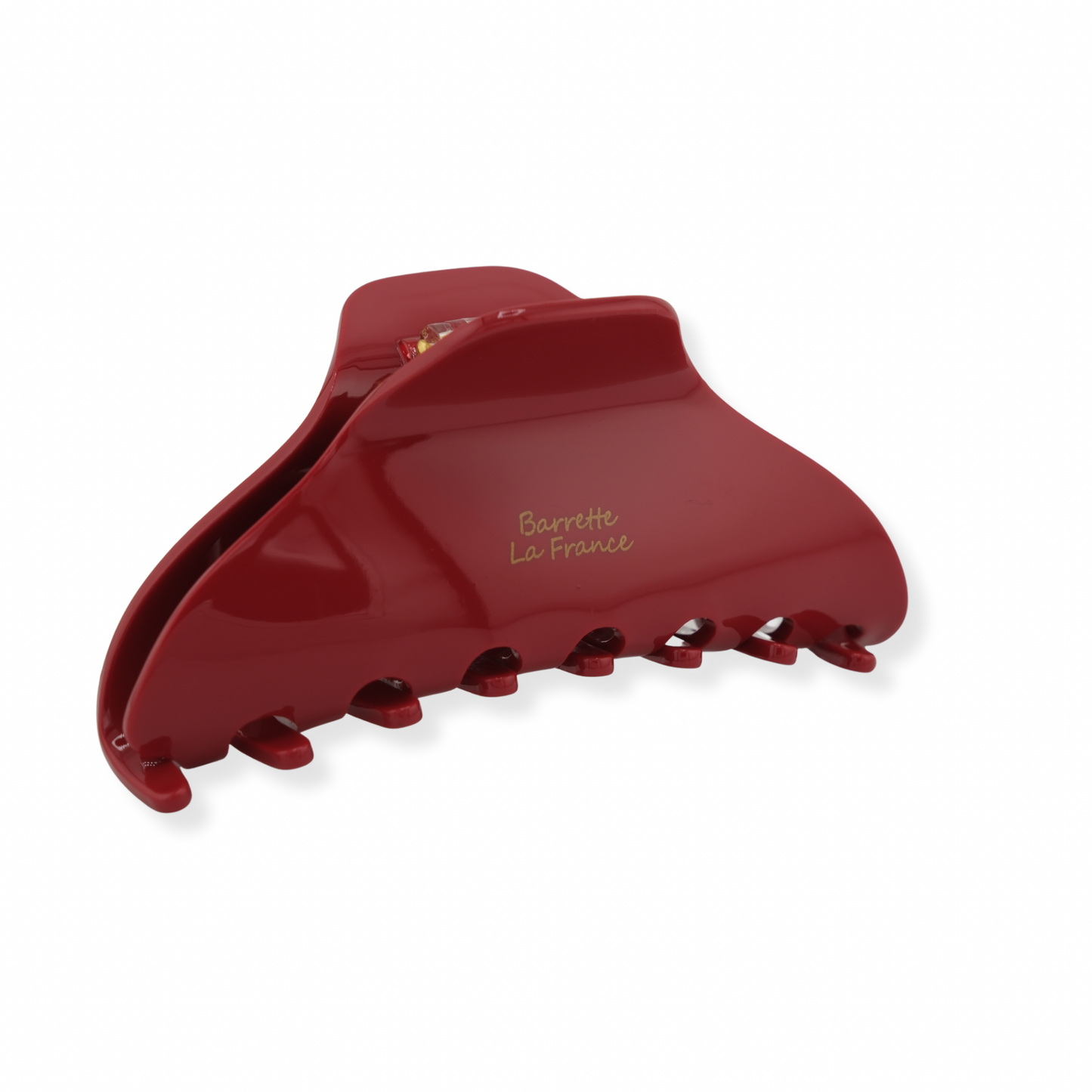 Sleek Wide Red Hair Claw