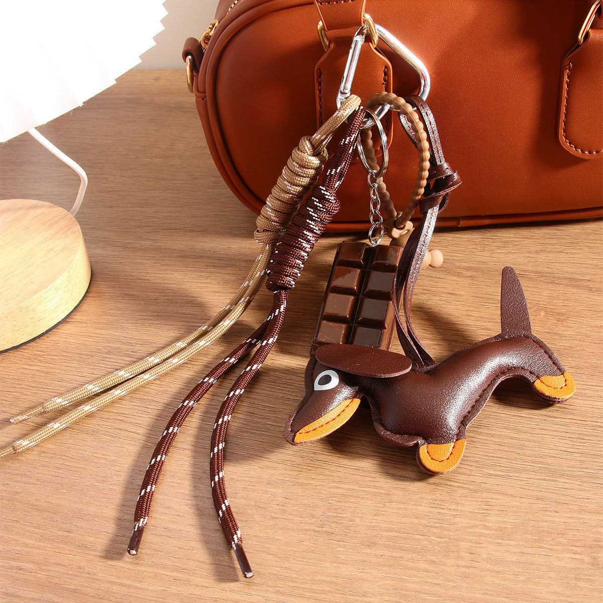 Choco Dachshund Bag Charm
