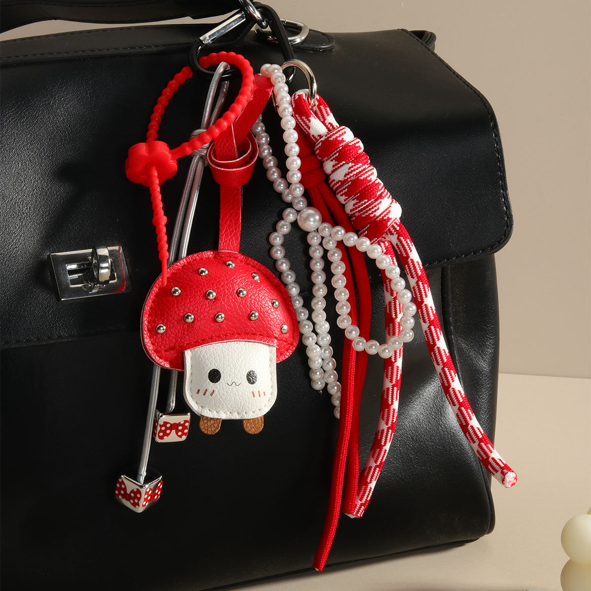 Lucky Mushroom Bag Charm