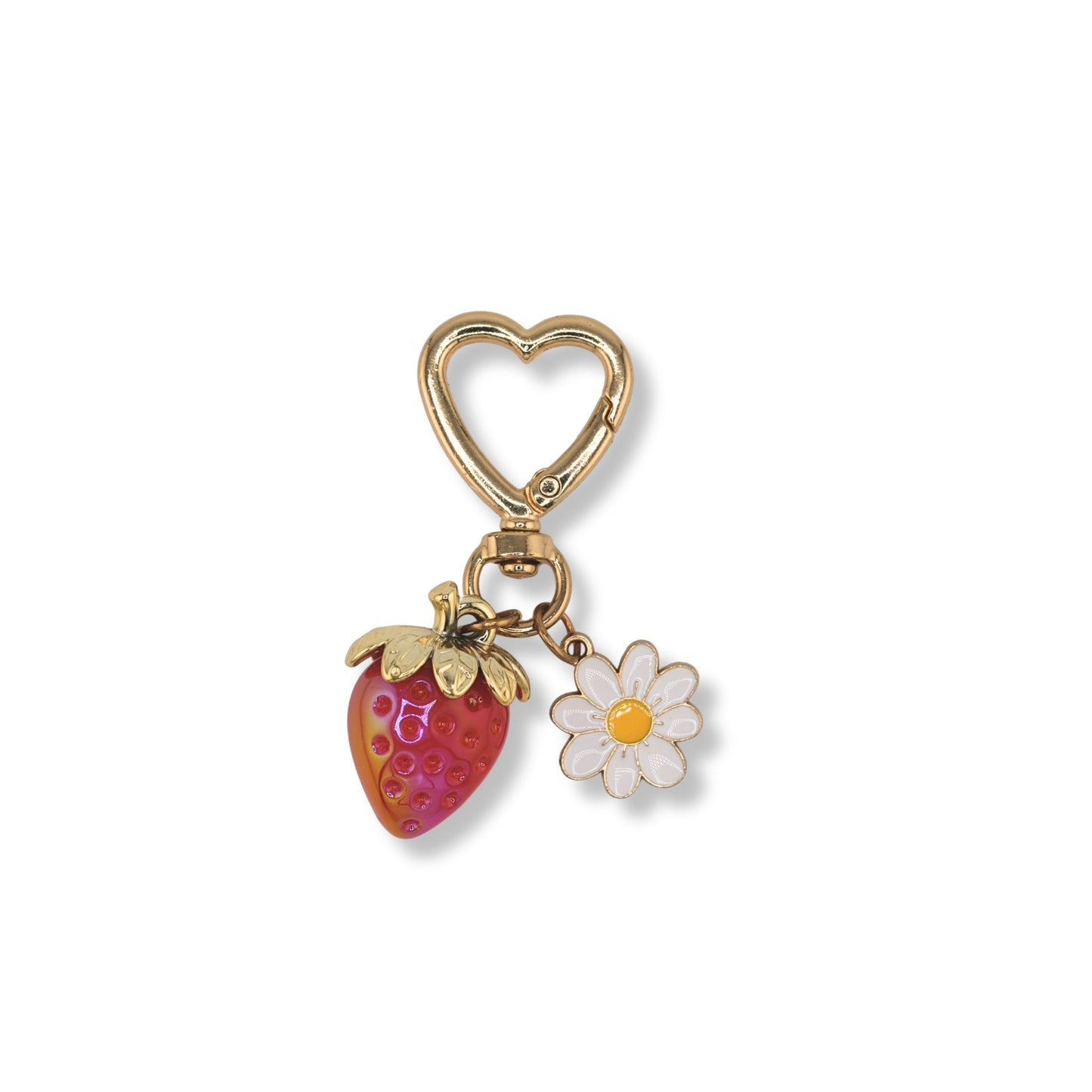 Strawberry Charm Keychain — Color/Style Variants
