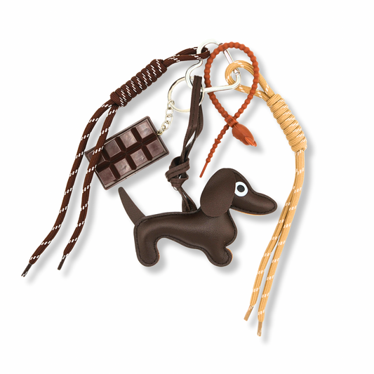 Choco Dachshund Bag Charm