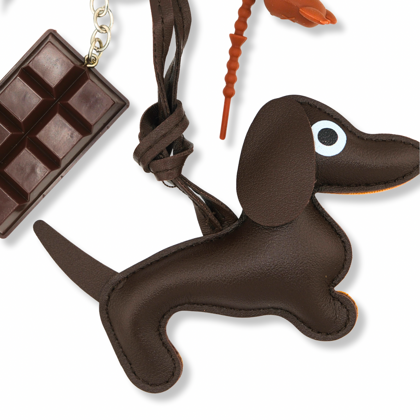 Choco Dachshund Bag Charm