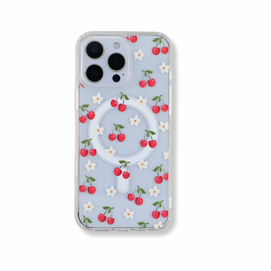 Silicone iPhone Cherry Blossom Case