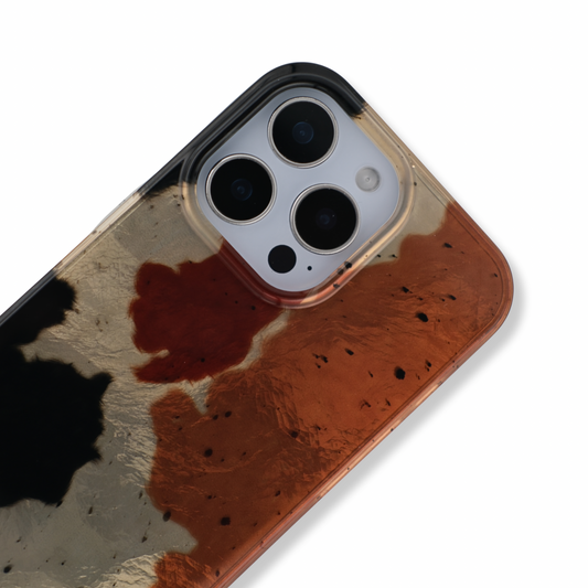 Cowhide Gloss Case – Earth Tones