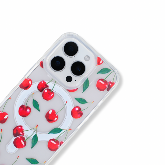 Silicone iPhone Cherry Bliss Case