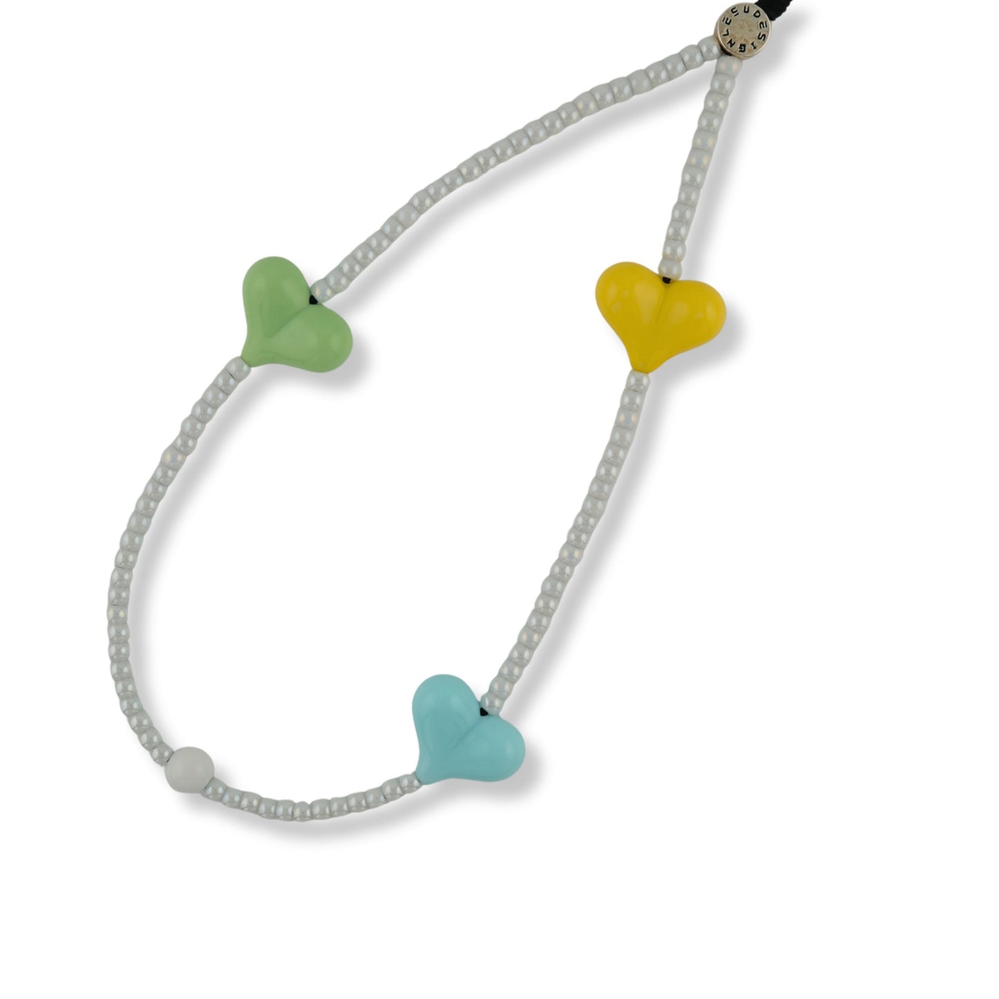 Pastel Candy Heart Keychain
