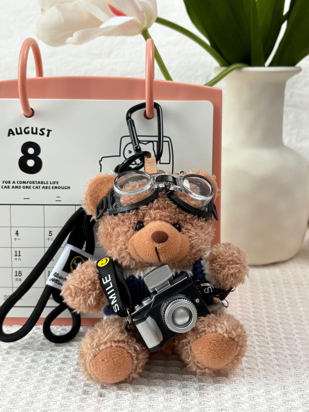 Adventure Teddy Keychain